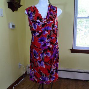 Ralph Lauren Floral Print Dress Sz 16W